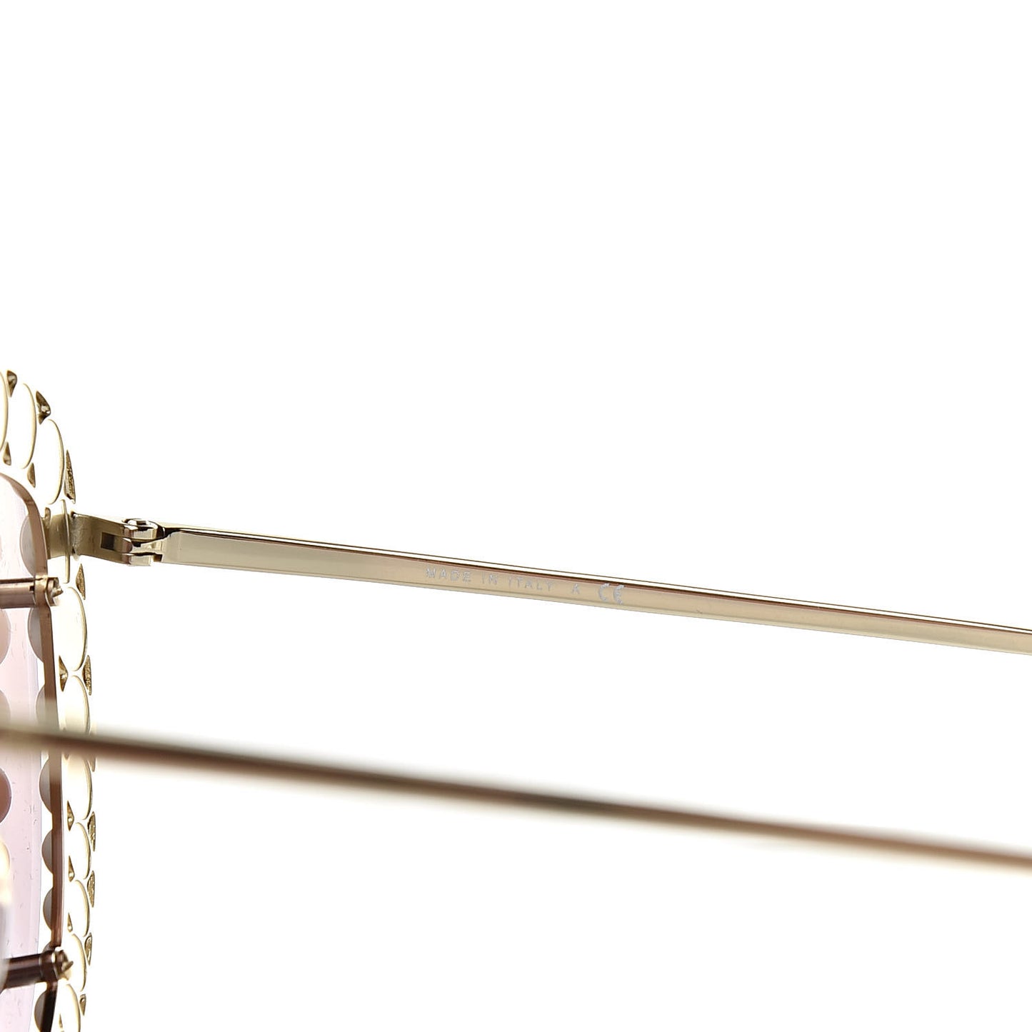 Acetate Metal Pearl Butterfly Sunglasses 4236-H Brown