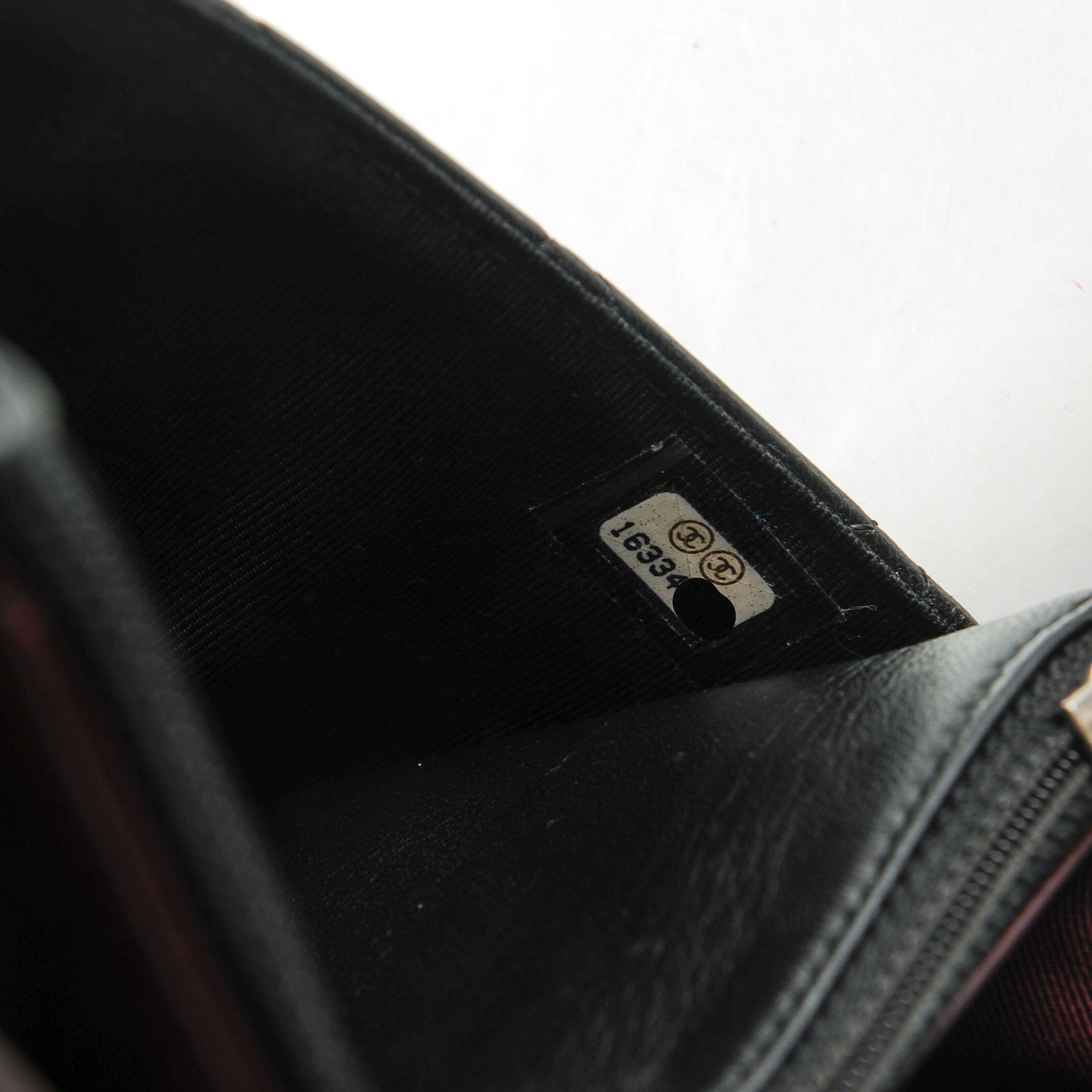Chanel Lambskin Quilted Wallet On Chain WOC Black 8 of 8