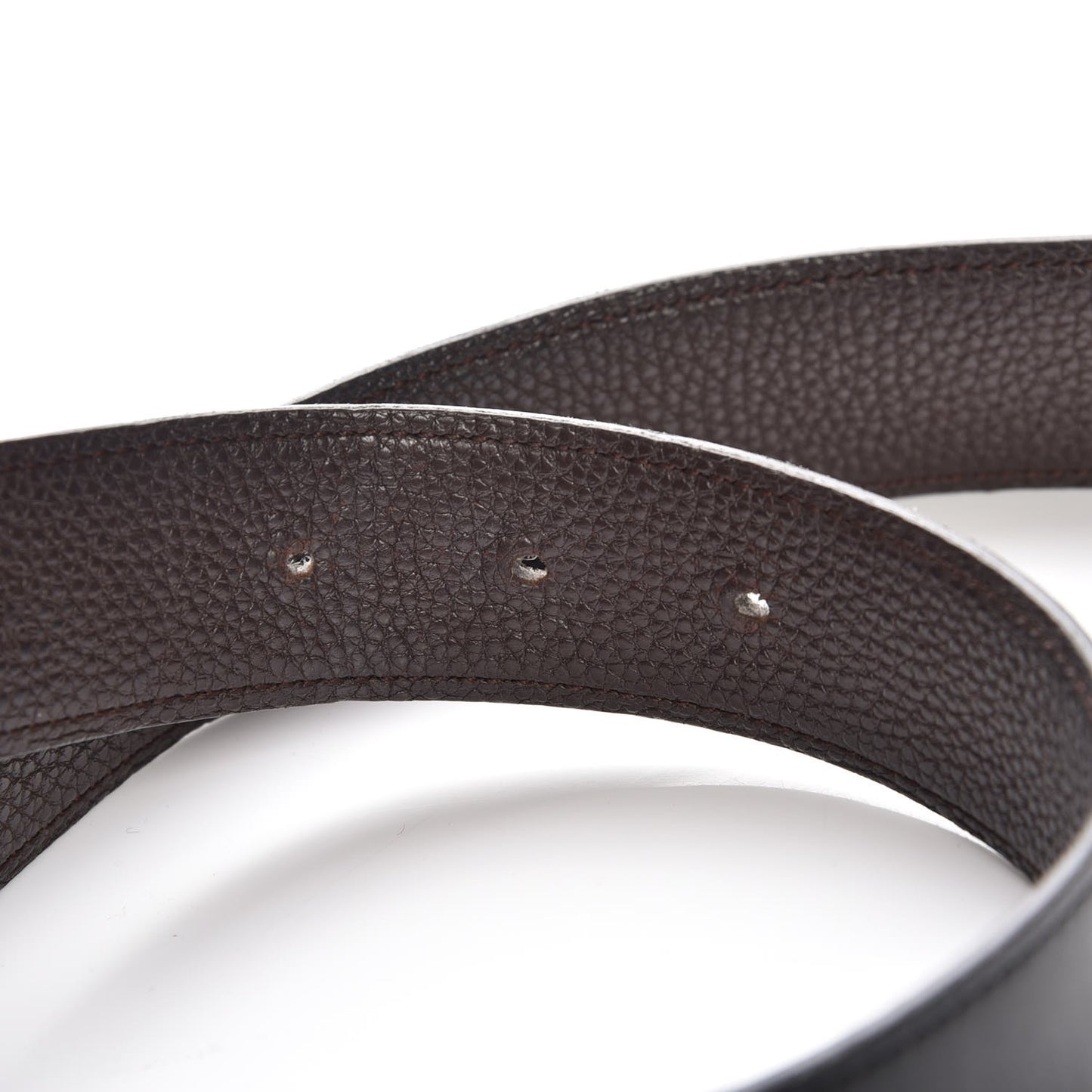 Box Togo 32mm Belt Strap 80 Black Chocolate