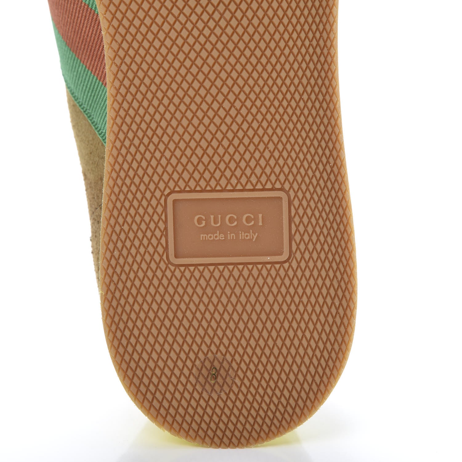 Gucci Suede Web Mens Rocket Sneakers 8 Nocciola Burro 6 of 10
