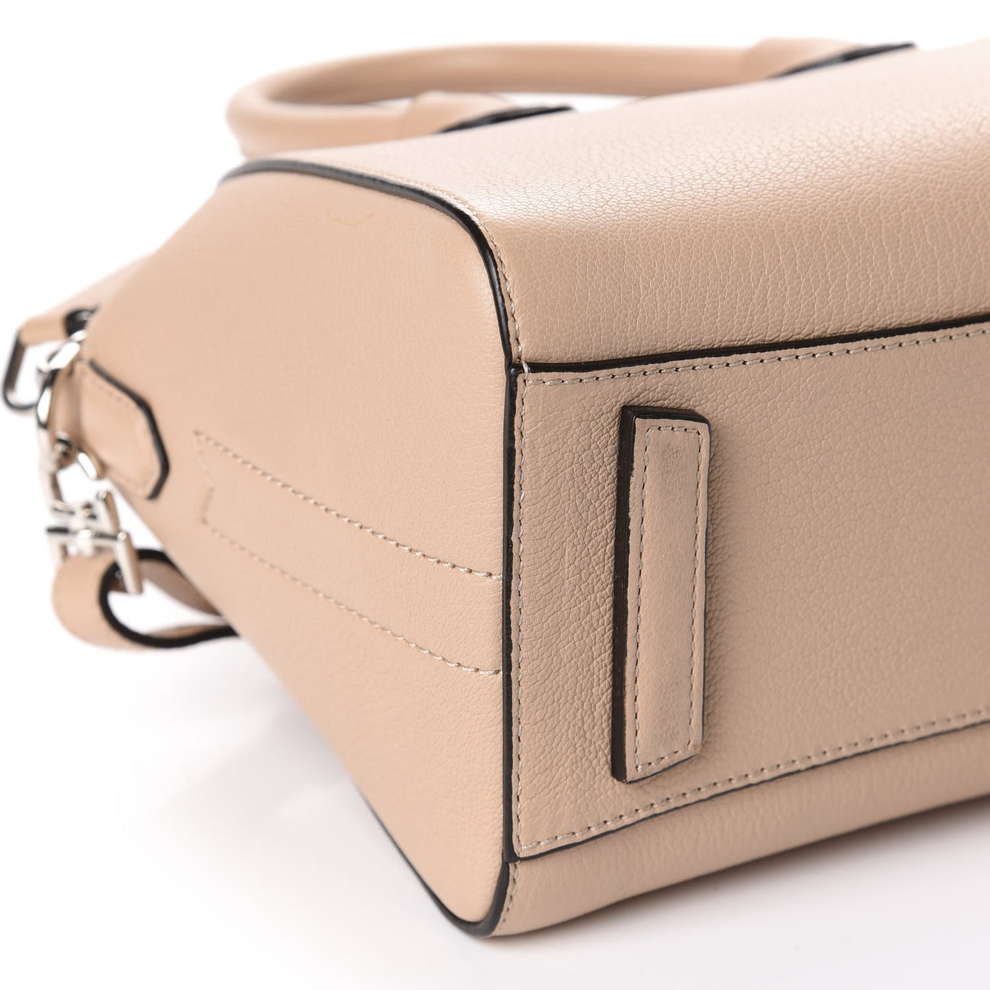 Sugar Goatskin Mini Antigona Powder