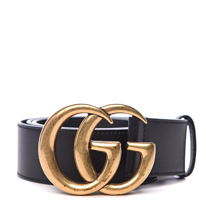 Gucci Calfskin Double G 40mm Belt 90 36 Black 1 of 6