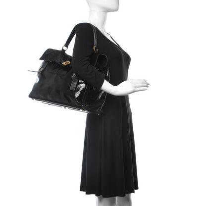 Saint Laurent Pony Hair Patent Large Muse Two Black 2 of 11
