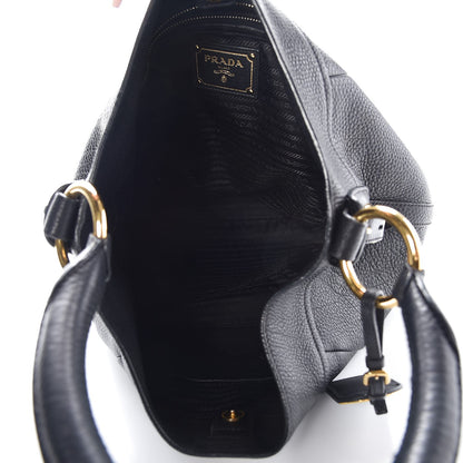 Prada Vitello Daino Hobo Black 5 of 15