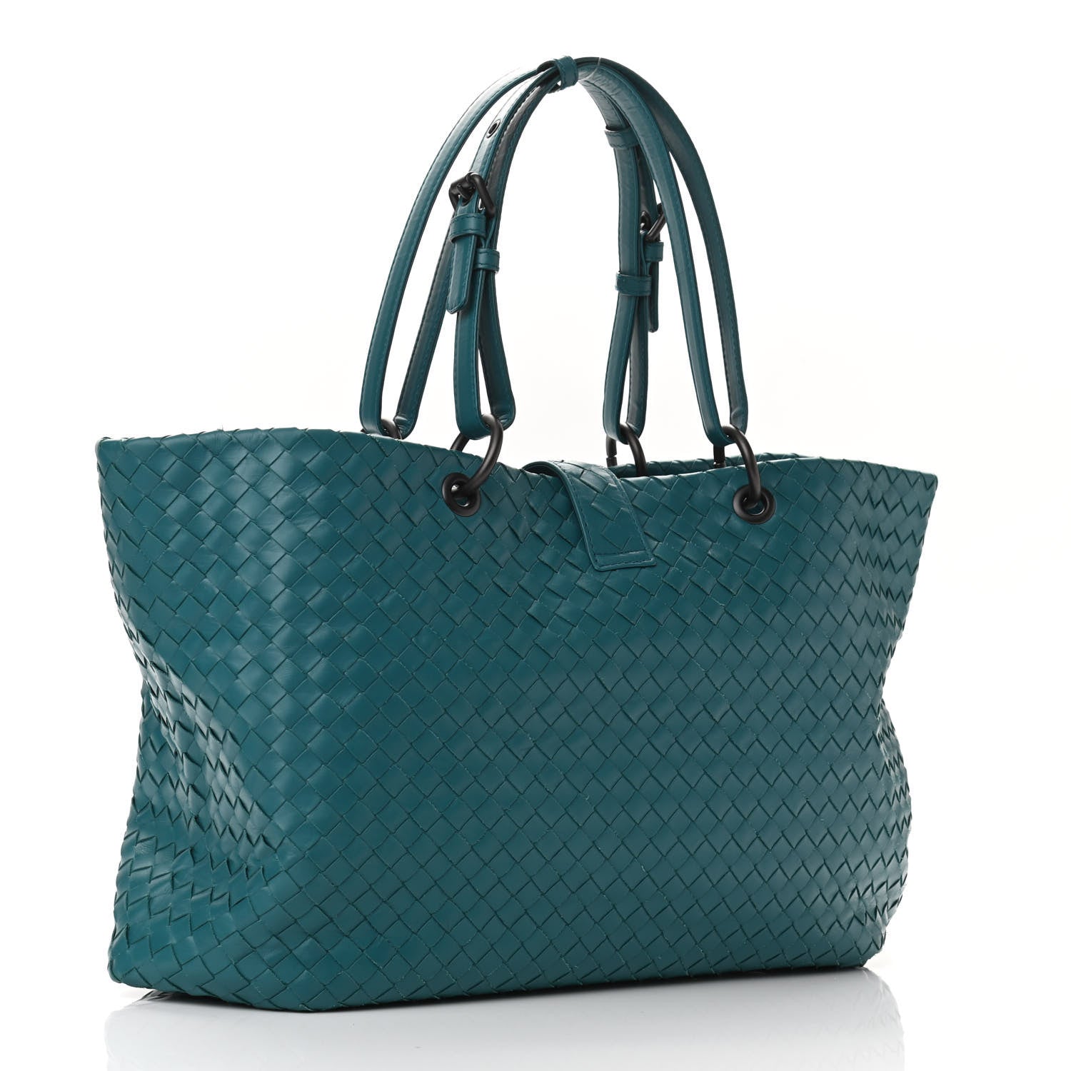 Bottega Veneta Nappa Intrecciato Large Capri Tote Canard 3 of 9