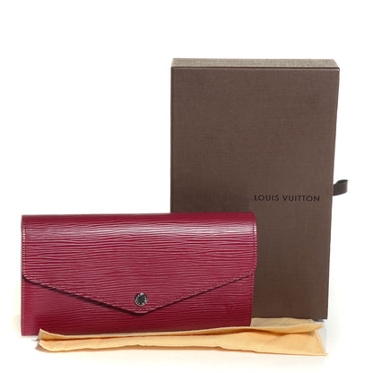 Louis Vuitton Epi Sarah Wallet NM Fuchsia 5 of 8