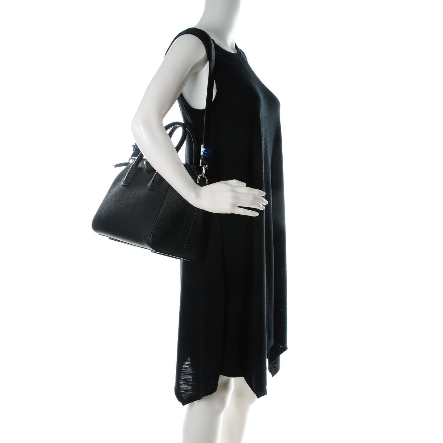Sugar Goatskin Small Antigona Black