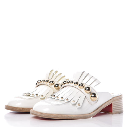 Christian Louboutin Calfskin Octavian Mula 36 Latte 3 of 10