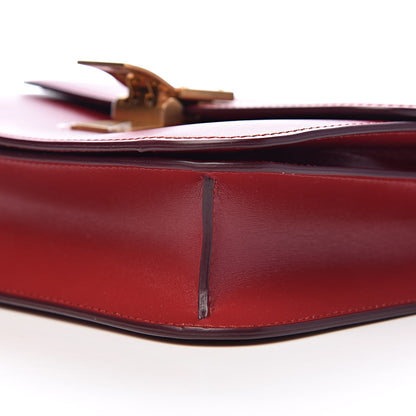 Celine Box Calfskin Teen Classic Box Flap Bag Red 9 of 10