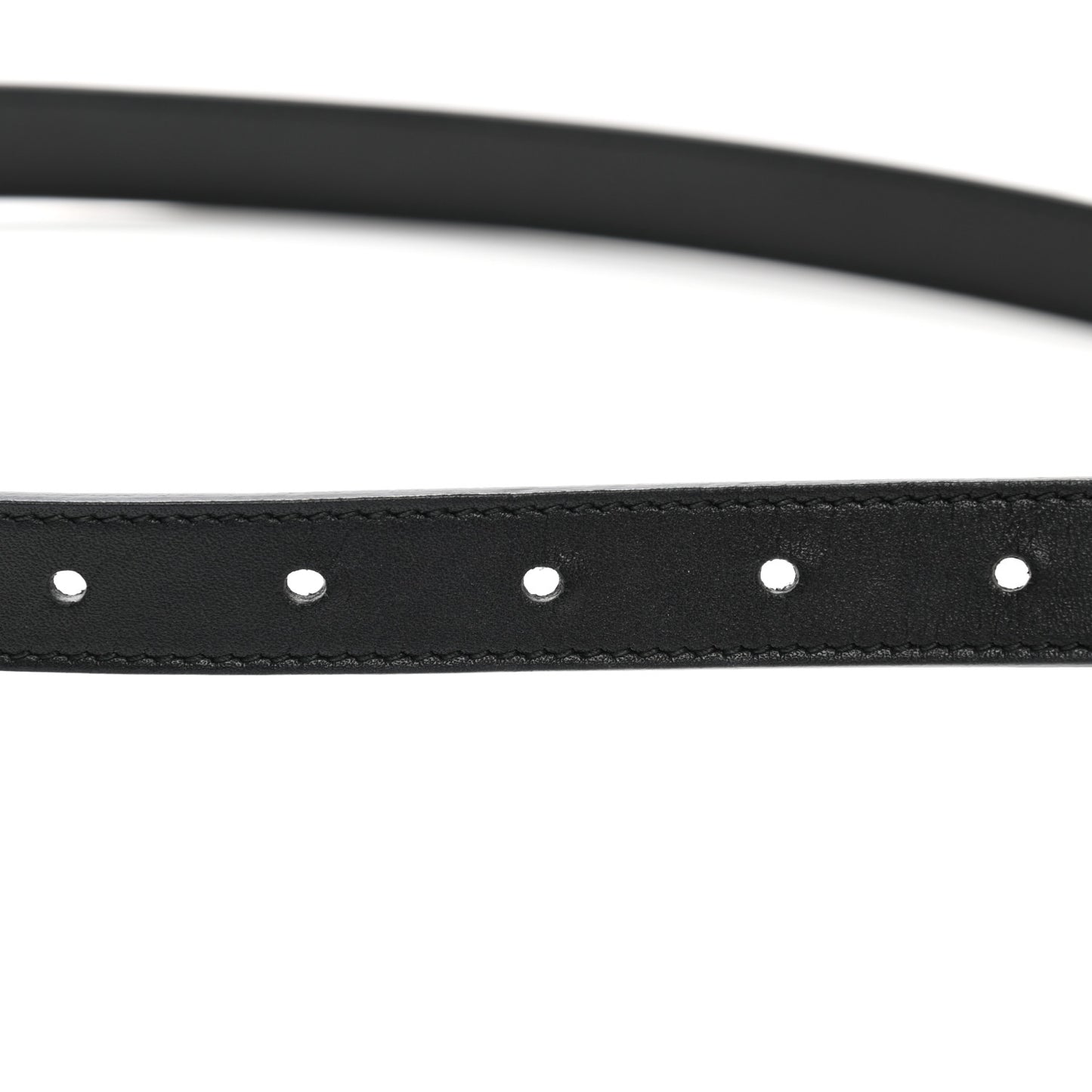 Calfskin Double G 20mm Belt 75 30 Black