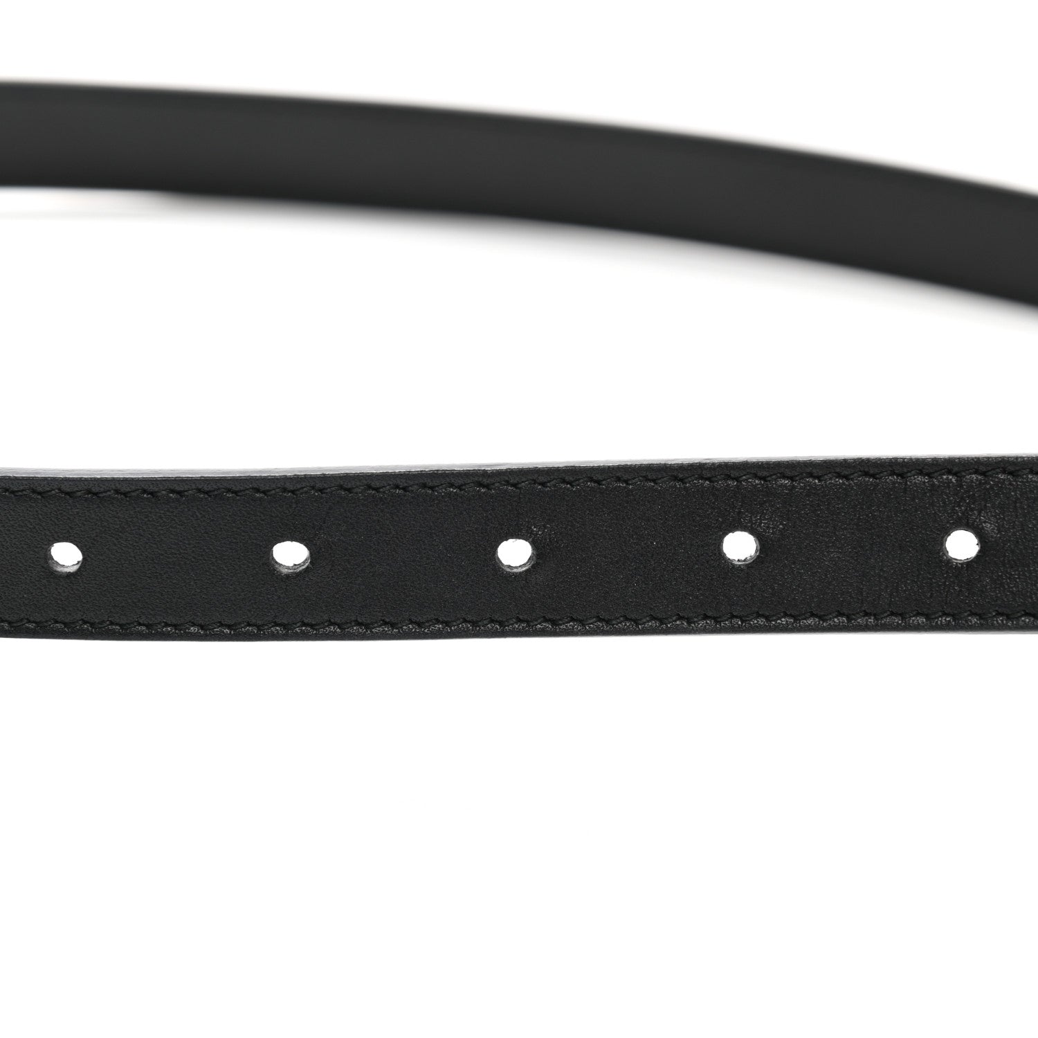 Gucci Calfskin Double G 20mm Belt 75 30 Black 3 of 5