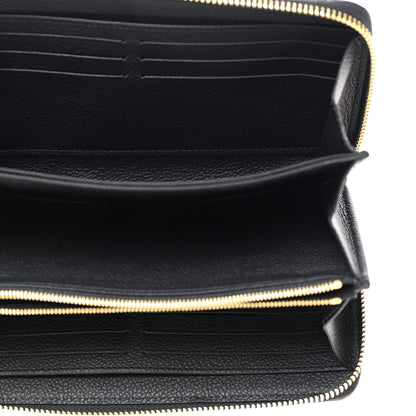 Louis Vuitton Empreinte Zippy Wallet Black 5 of 8