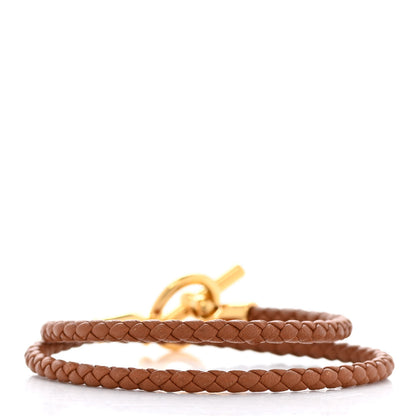 Hermes Swift Glenan Double Tour Bracelet T2 Gold 3 of 6