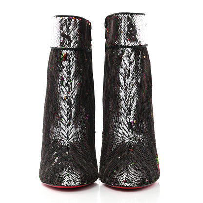 Christian Louboutin Paillettes Moulamax 100 Booties 40 Multicolor 4 of 9