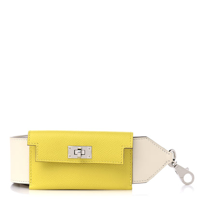 Hermes Swift Epsom Pocket Kelly Shoulder Strap Nata Lime 1 of 6