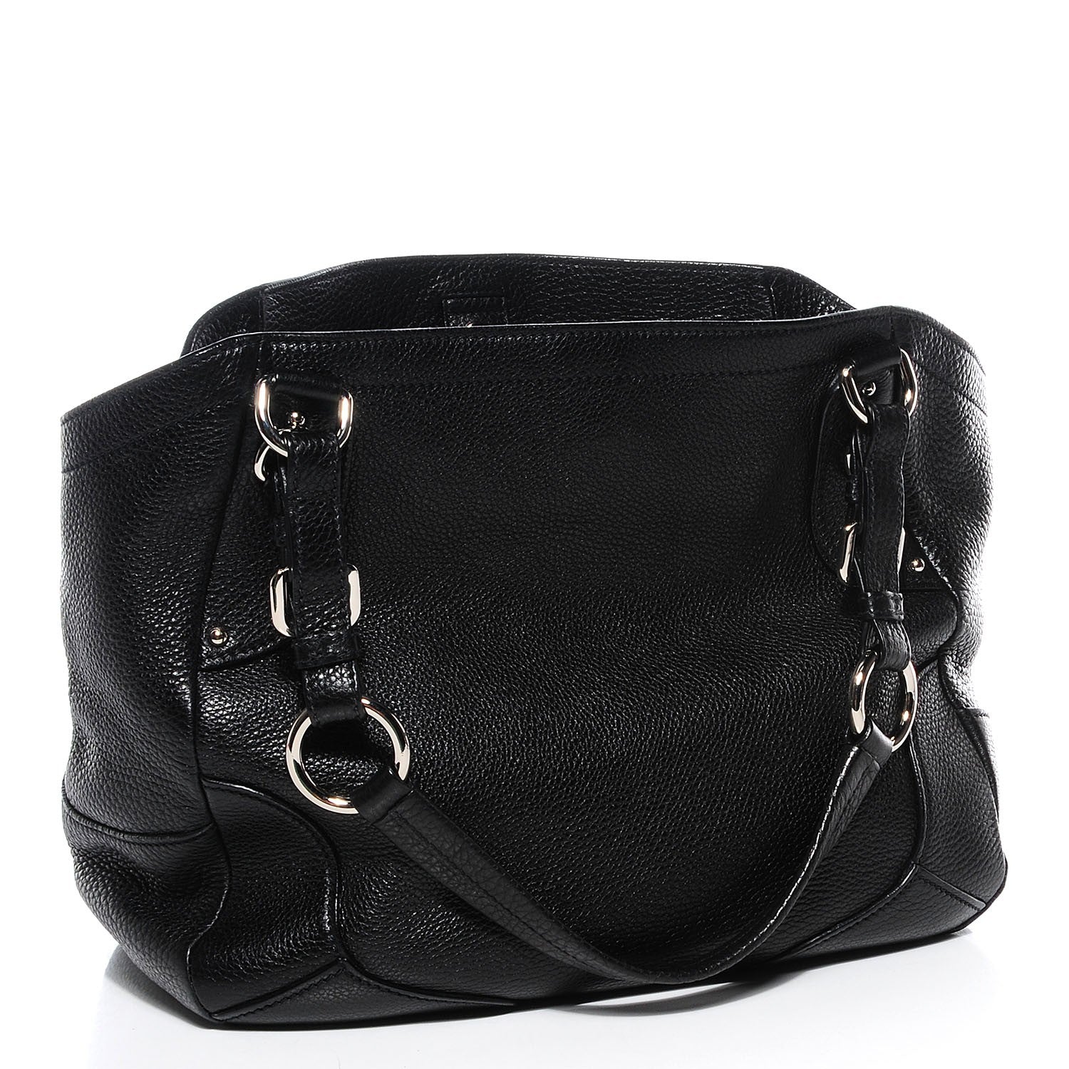 Prada Vitello Daino Shoulder Bag Black 4 of 10
