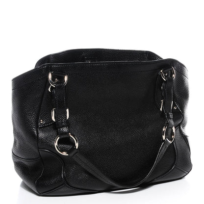 Prada Vitello Daino Shoulder Bag Black 4 of 10