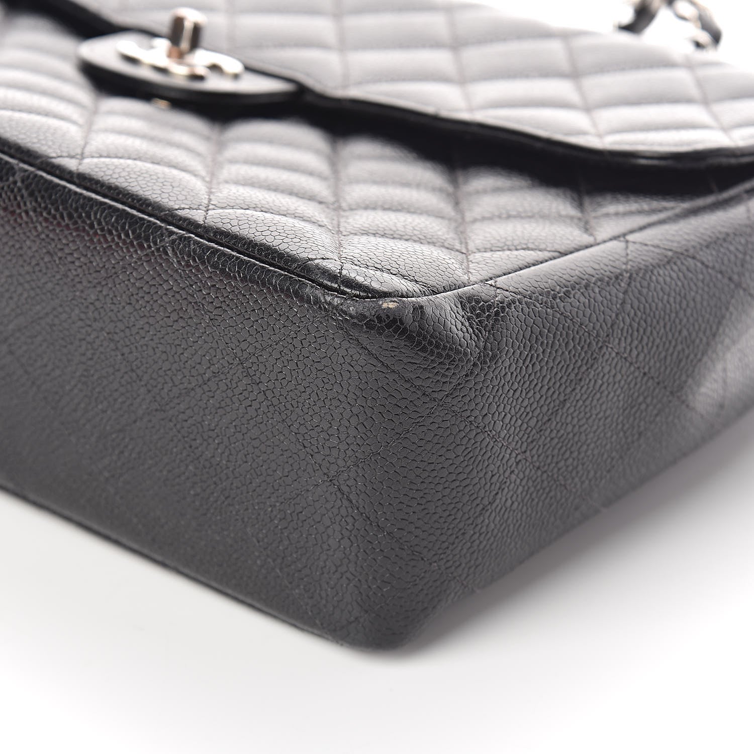 Chanel Caviar Jumbo Single Flap Black 15 of 15