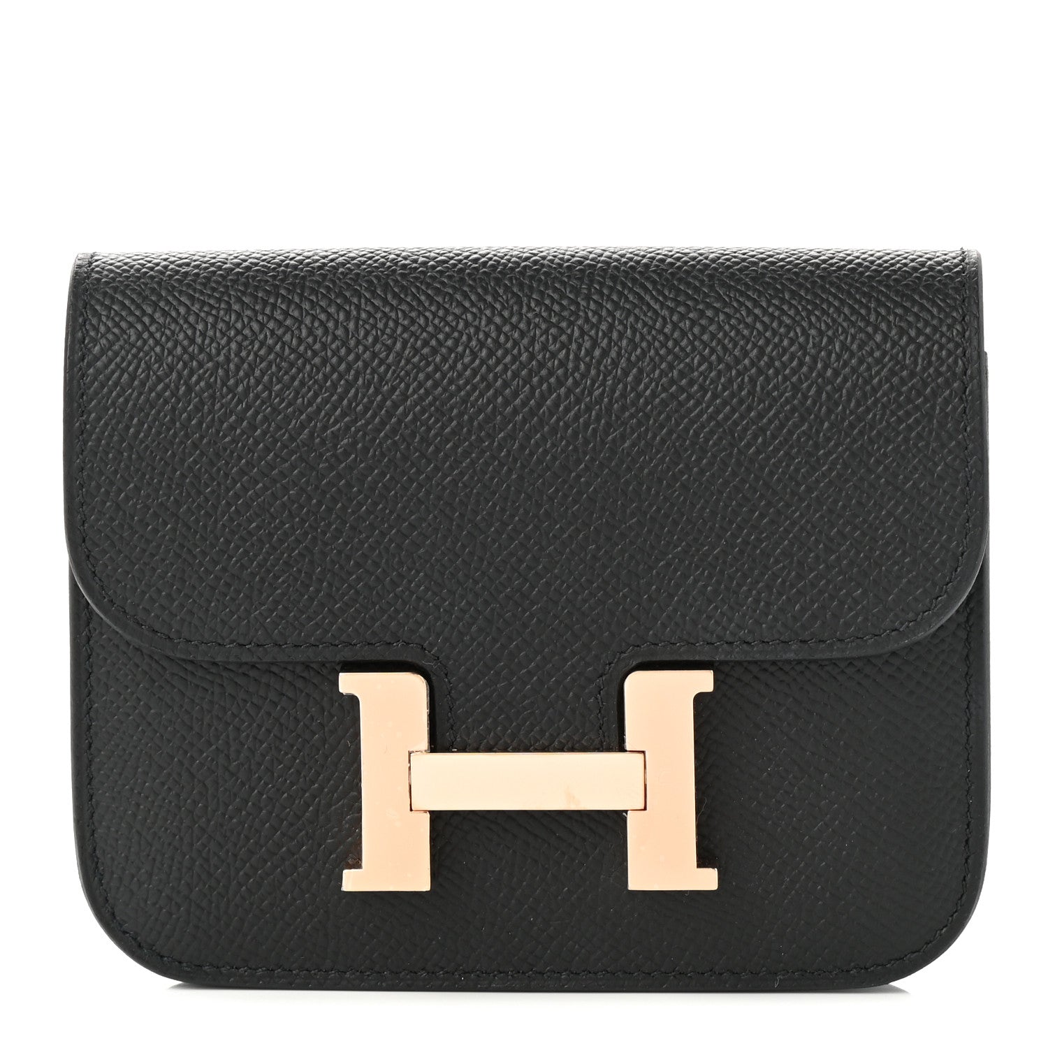 Hermes Epsom Constance Slim Wallet Black 1 of 10
