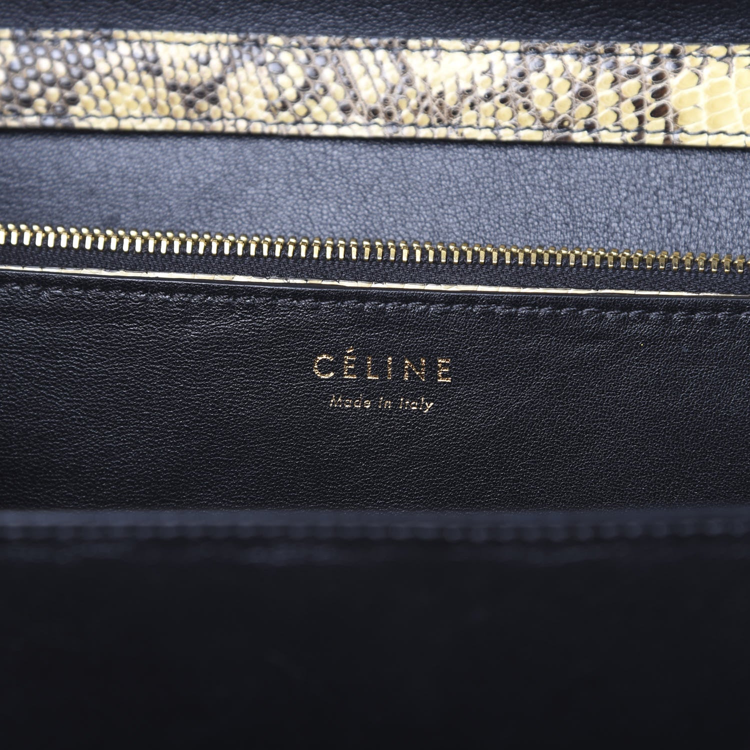 Celine Lizard Medium Classic Box Flap Bag Natural 5 of 10
