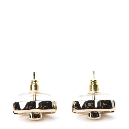Chanel CC Turnlock Earrings Gold 3 of 5