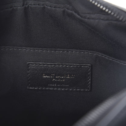 Saint Laurent Calfskin Matelasse Monogram Lou Camera Bag Black 6 of 9