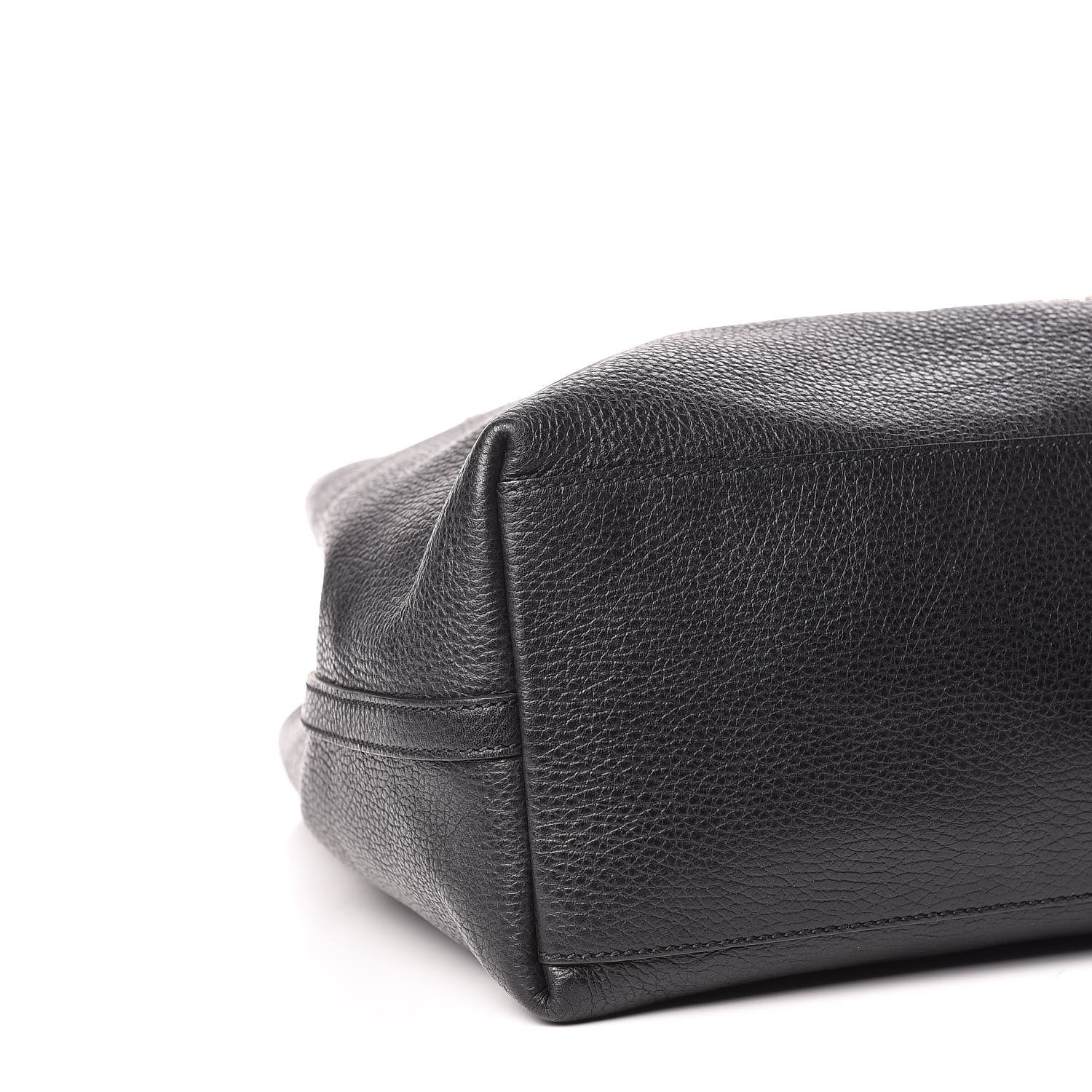 Gucci Calfskin Large Gifford Braided Handle Tote Black 5 of 10