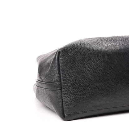 Gucci Calfskin Large Gifford Braided Handle Tote Black 5 of 10