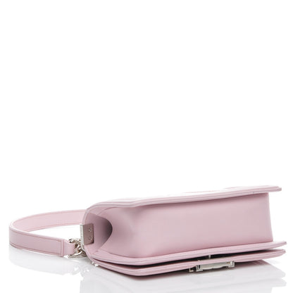 Chanel Lambskin Iridescent PVC Chevron Quilted Small Boy Flap Light Pink Silver 10 of 15