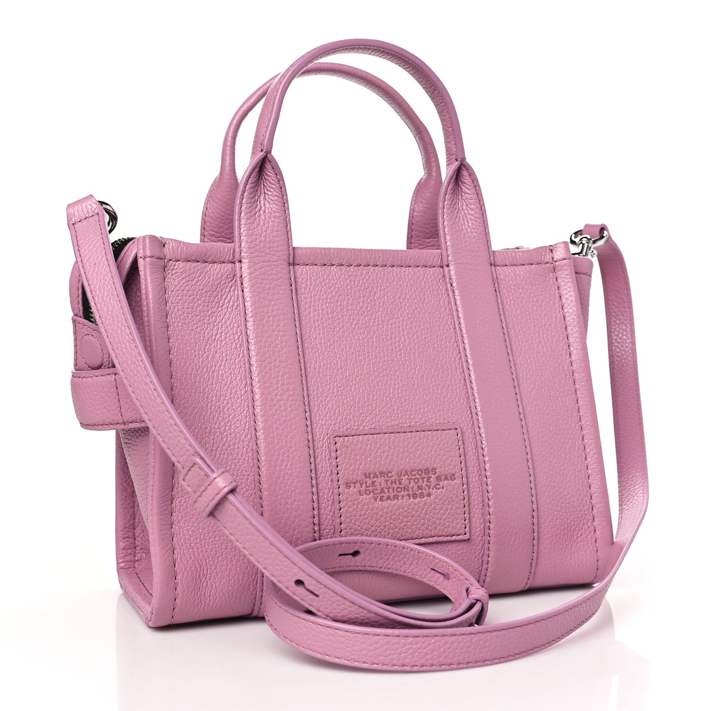 Grained Calfskin Small The Tote Bag Lilas