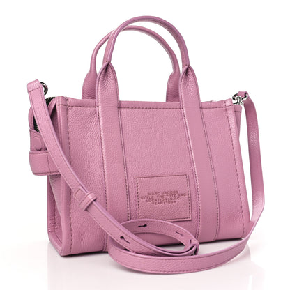 Marc Jacobs Grained Calfskin Small The Tote Bag Lilas 3 of 9