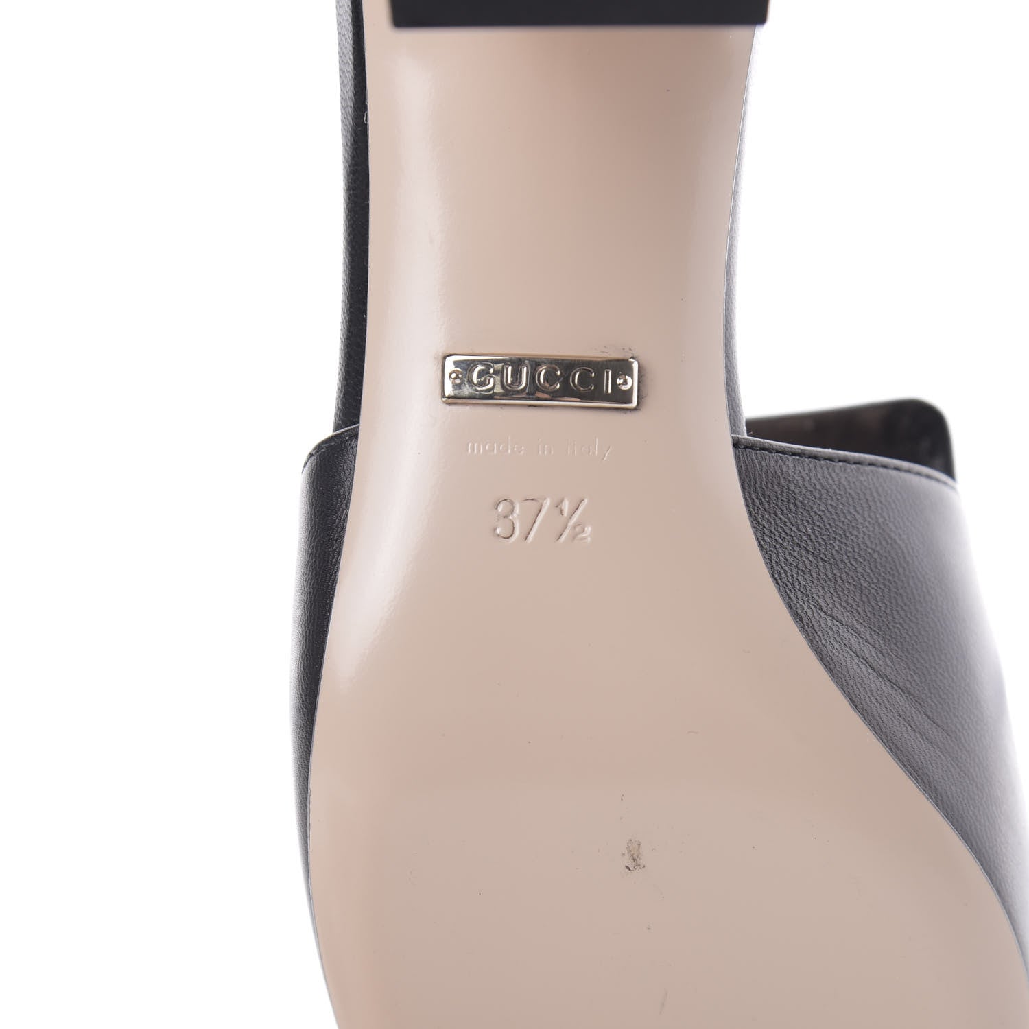 Gucci Malaga Kid Crystal Square G Madelyn 60mm Mules 37.5 Black 7 of 11