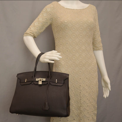 Hermes Togo Birkin 35 Black 2 of 9