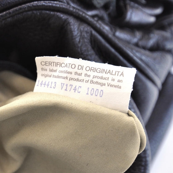 Bottega Veneta Cervo Cocker Hobo Black 1 of 1
