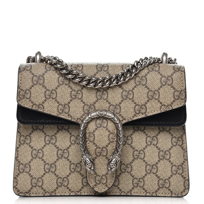 Gucci GG Supreme Monogram Mini Dionysus Shoulder Bag Black 1 of 8