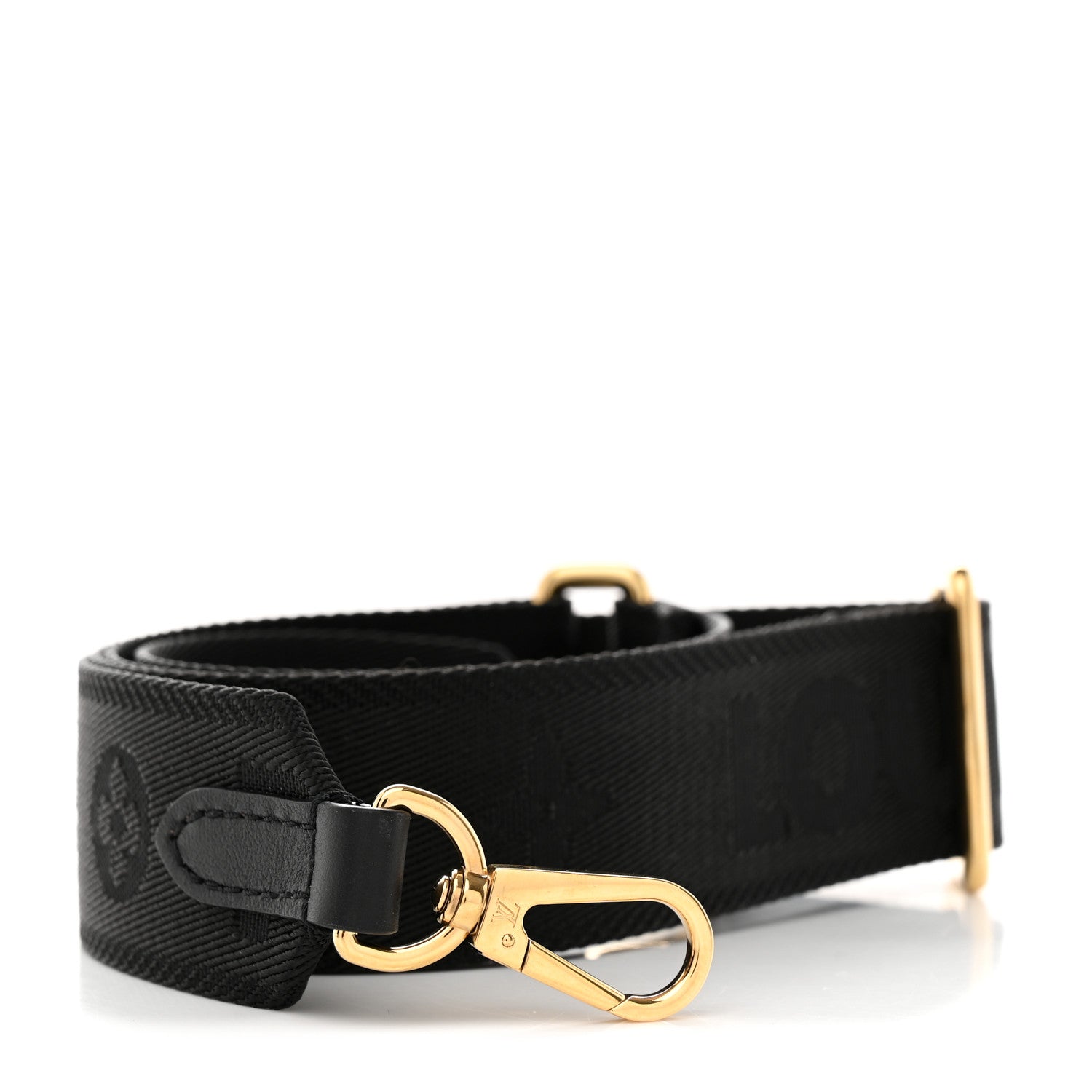 Louis Vuitton Jacquard Bandouliere Shoulder Strap Black 1 of 3