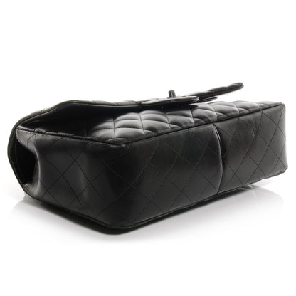 Chanel Lambskin Quilted Jumbo Double Flap So Black 4 of 10
