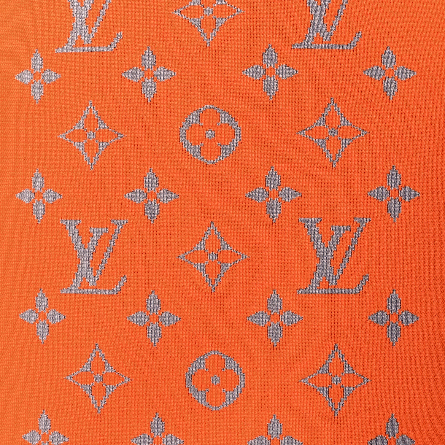 Louis Vuitton Knit Monogram Horizon Soft Duffle 55 Orange 7 of 15
