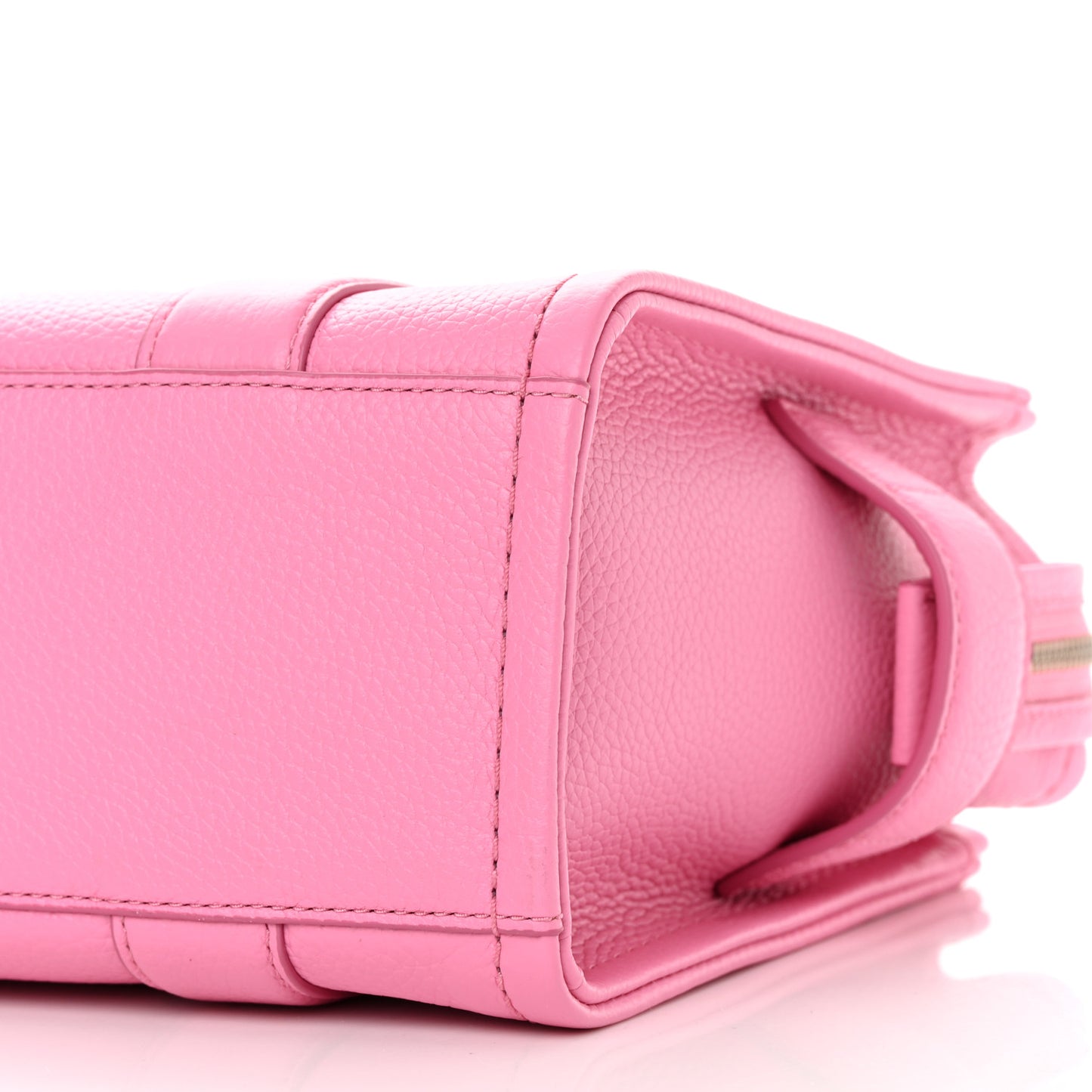 Grained Calfskin Small The Tote Bag Candy Pink