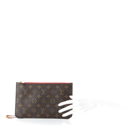 Louis Vuitton Monogram Neverfull MM GM Pochette Cherry 2 of 8