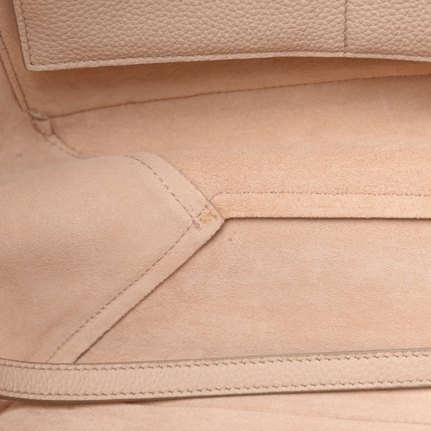Baby Grained Calfskin Small Tri-Fold Bag Powder