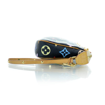 Louis Vuitton Monogram Multicolor Pochette Accessories Black 6 of 11