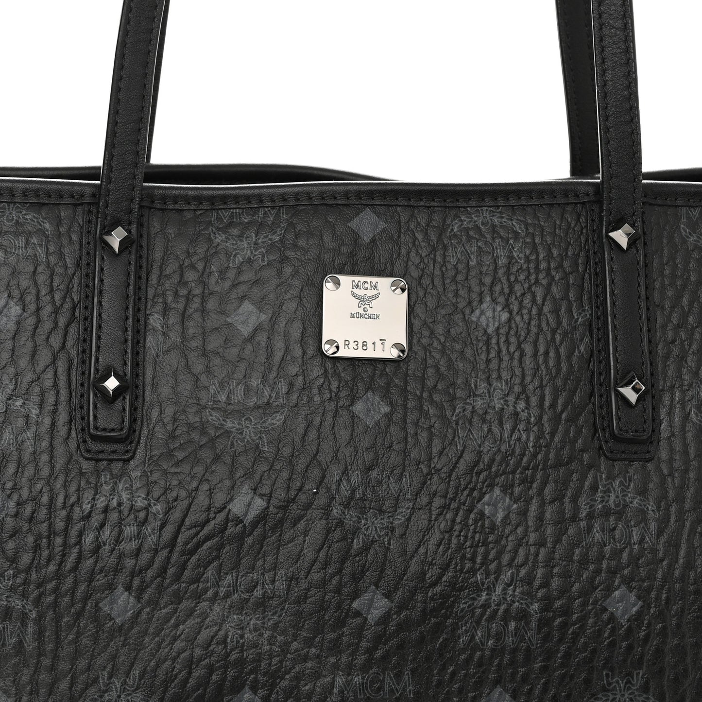 Visetos Medium Anya Shopper Tote Black