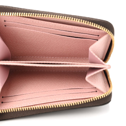 Louis Vuitton Damier Ebene Zippy Coin Purse Rose Ballerine 5 of 7