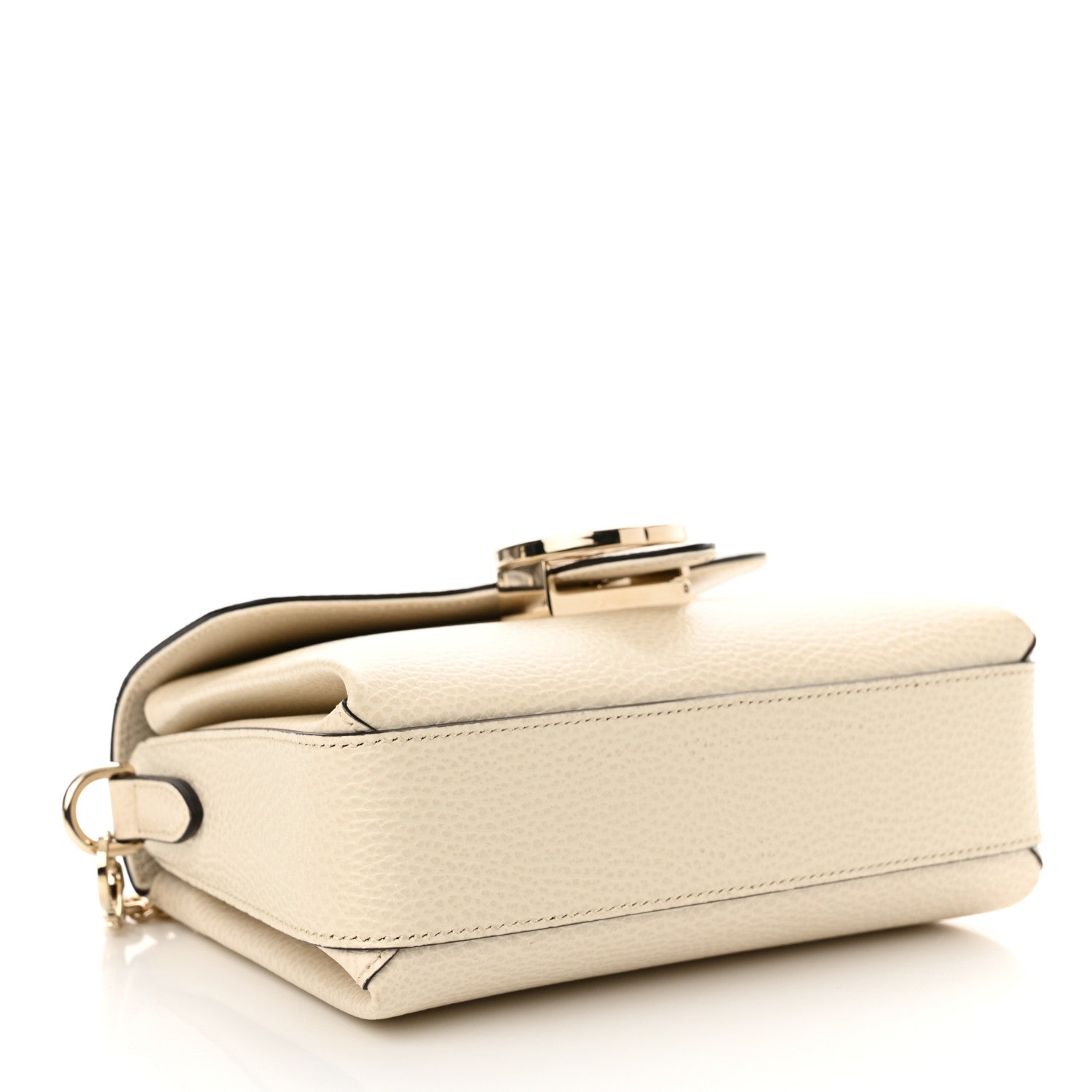 Gucci Dollar Calfskin Interlocking G Crossbody Bag Mystic White 4 of 15