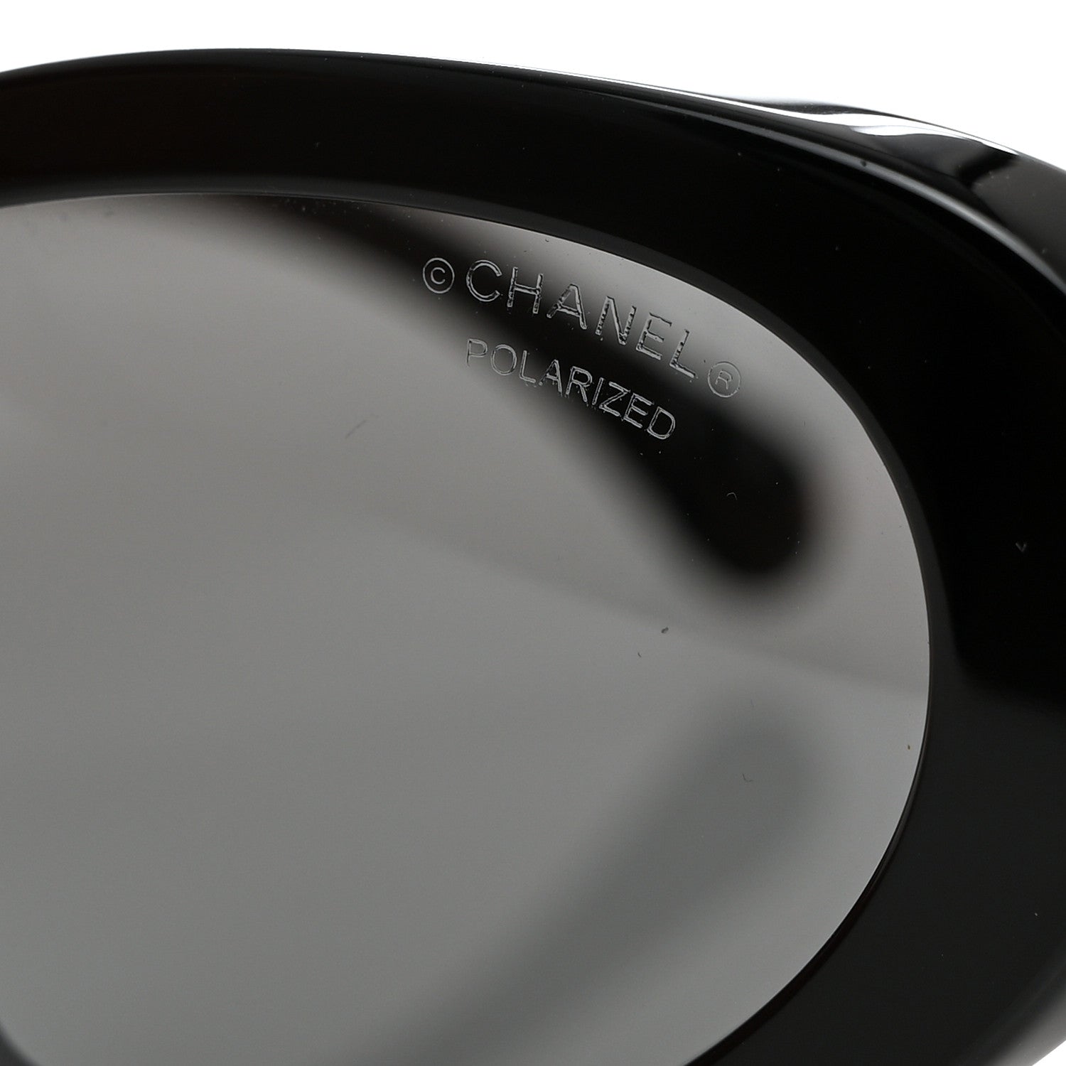 Chanel Acetate Oval Sunglasses 5515-A Black 7 of 9
