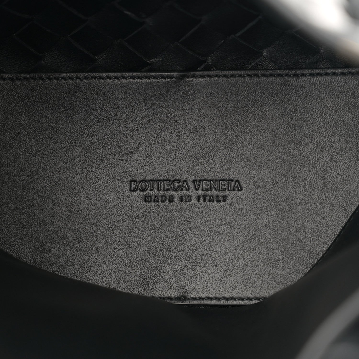 Bottega Veneta Nappa Intrecciato Small Andiamo Shoulder Bag Black 5 of 9
