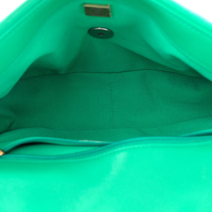 Chanel Lambskin Quilted Medium Chanel 19 Flap Green 5 of 10