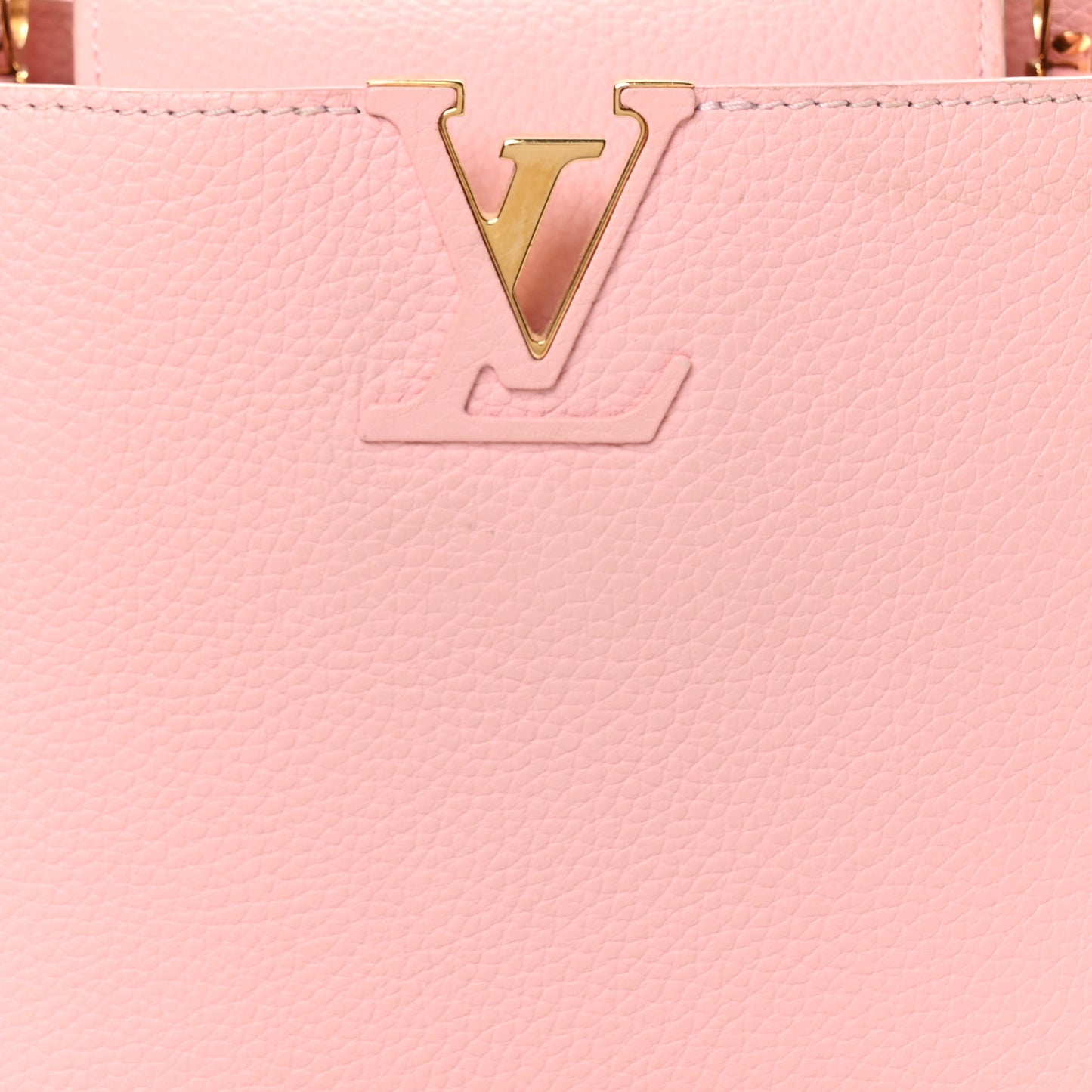 Taurillon Scrunchie Capucines BB Bubble Gum Pink