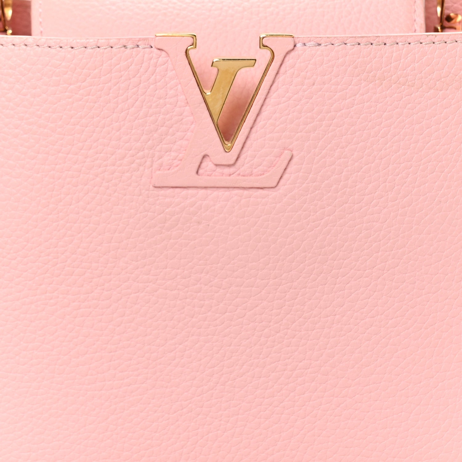 Louis Vuitton Taurillon Scrunchie Capucines BB Bubble Gum Pink 7 of 9